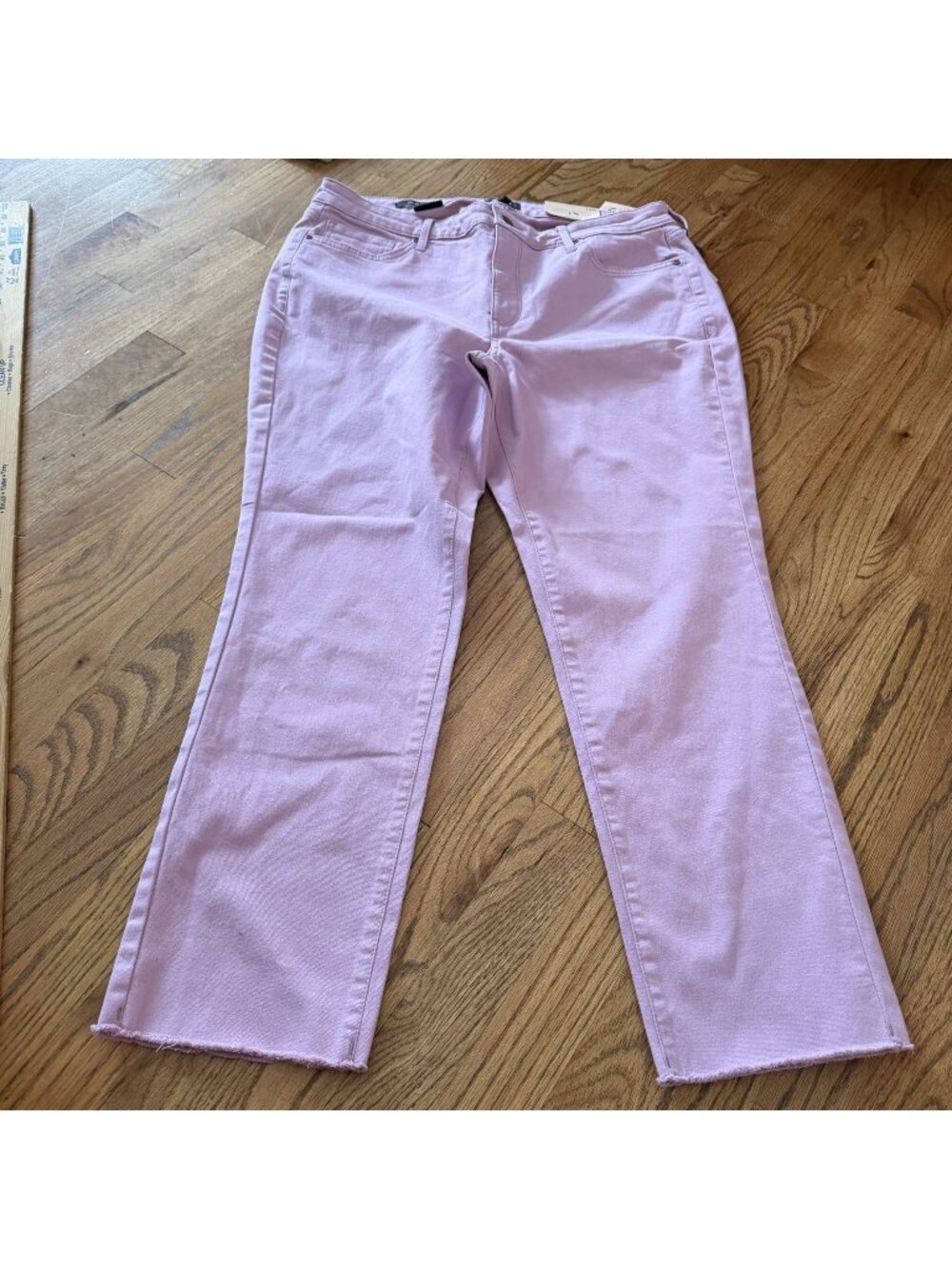 NYDJ Sher Slim Womens Purple Jeans New Lift Tuck Technology 14W